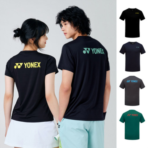 25春夏新品韩国YONEX尤尼克斯羽毛球服男女速干吸汗基础款T恤短袖