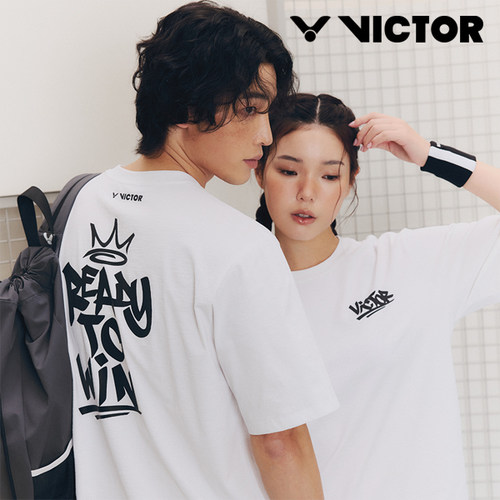 2026春夏新品VICTOR威克多韩国胜利羽毛球服男女同款运动短袖T恤