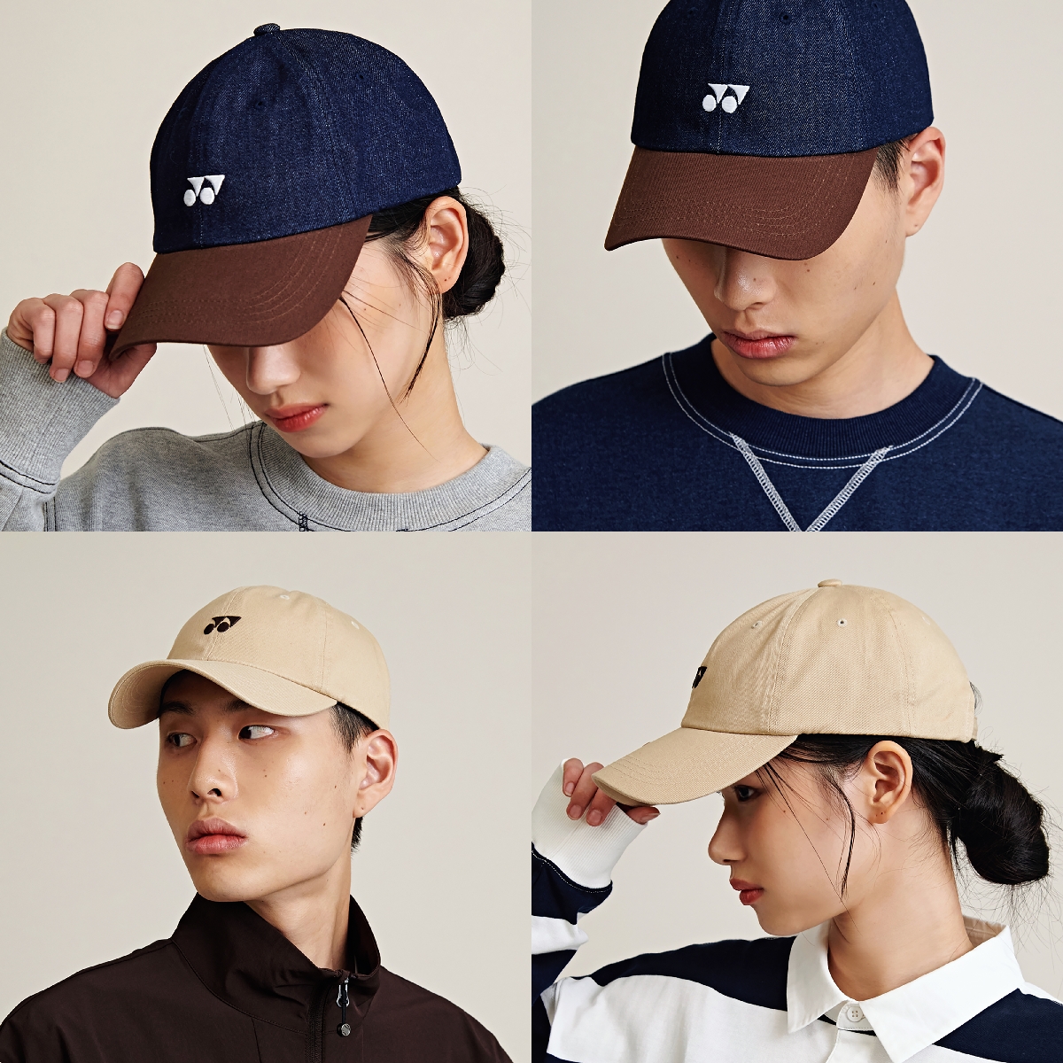 2024秋冬新品韩国YONEX尤尼克斯网球运动帽男女同款情侣休闲帽子