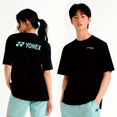 2025秋冬新品韩国YONEX尤尼克斯羽毛球服男女同款半速干短袖T恤