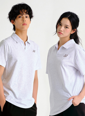 2025秋冬新品韩国YONEX尤尼克斯羽毛球服男女同款时尚款POLO短袖