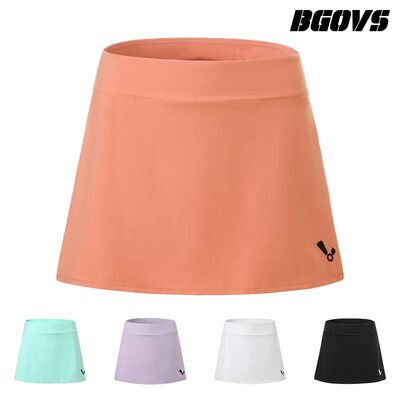 2025春夏新品韩国BGOVS羽毛球女士裙裤速干吸汗打底运动短裙五色
