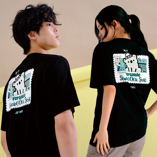 2025秋冬新品韩国YONEX尤尼克斯羽毛球服男女同款半速干短袖T恤