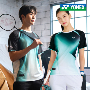 2026春夏新品韩国YONEX尤尼克斯羽毛球服男女款速干吸汗短袖套装