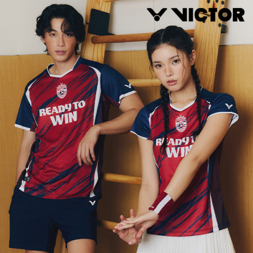 2026春夏新品VICTOR威克多韩国胜利羽毛球服男女吸汗短袖速干T恤