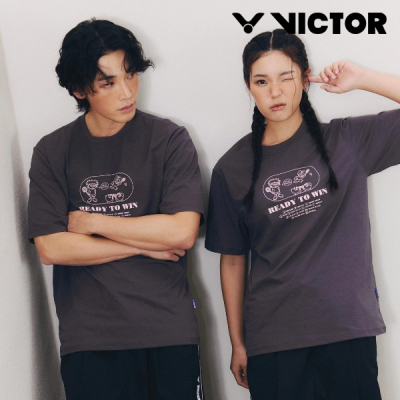 2026春夏新品VICTOR威克多韩国胜利羽毛球服男女同款运动短袖T恤