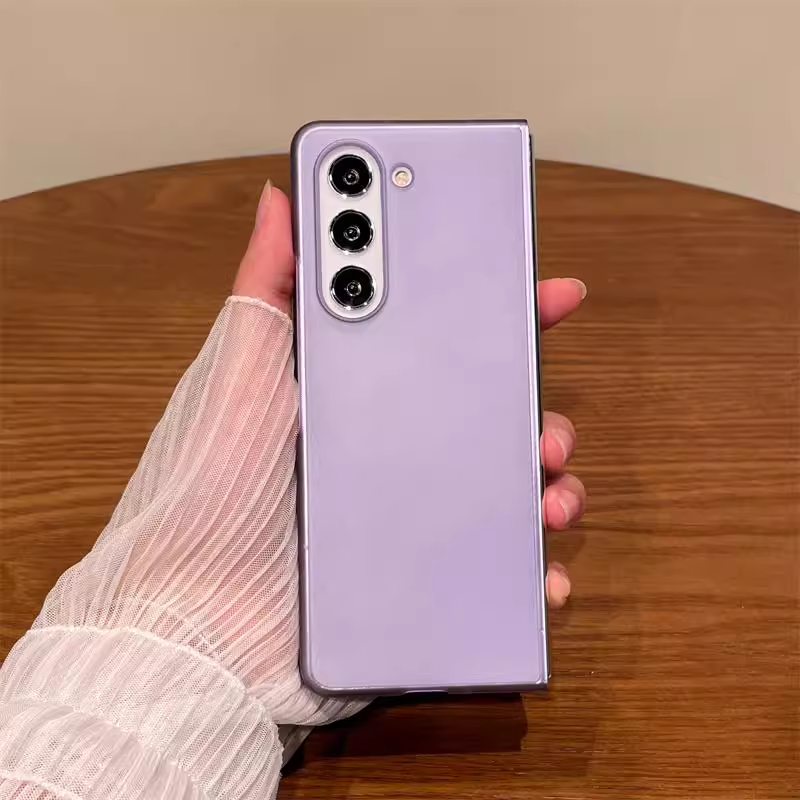 适用三星zfold6手机壳折叠屏Galaxyzfold5超薄透明不发黄磨砂裸机手感保护套W22全包防摔fold4高级W23硬壳