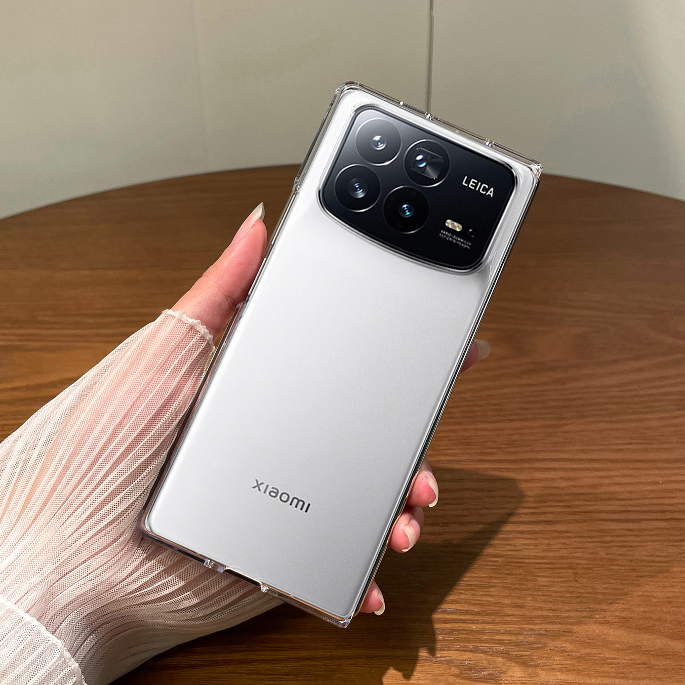 适用小米mixfold4手机壳新款折叠屏保护套MIUI超薄透明小米mixfold3高级感简约防摔不发黄全包硬壳男女款小米