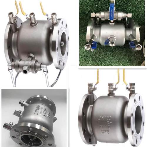 不锈钢倒流防止器低阻力DF41W-16PDN50/65/80125防污水回流隔断阀