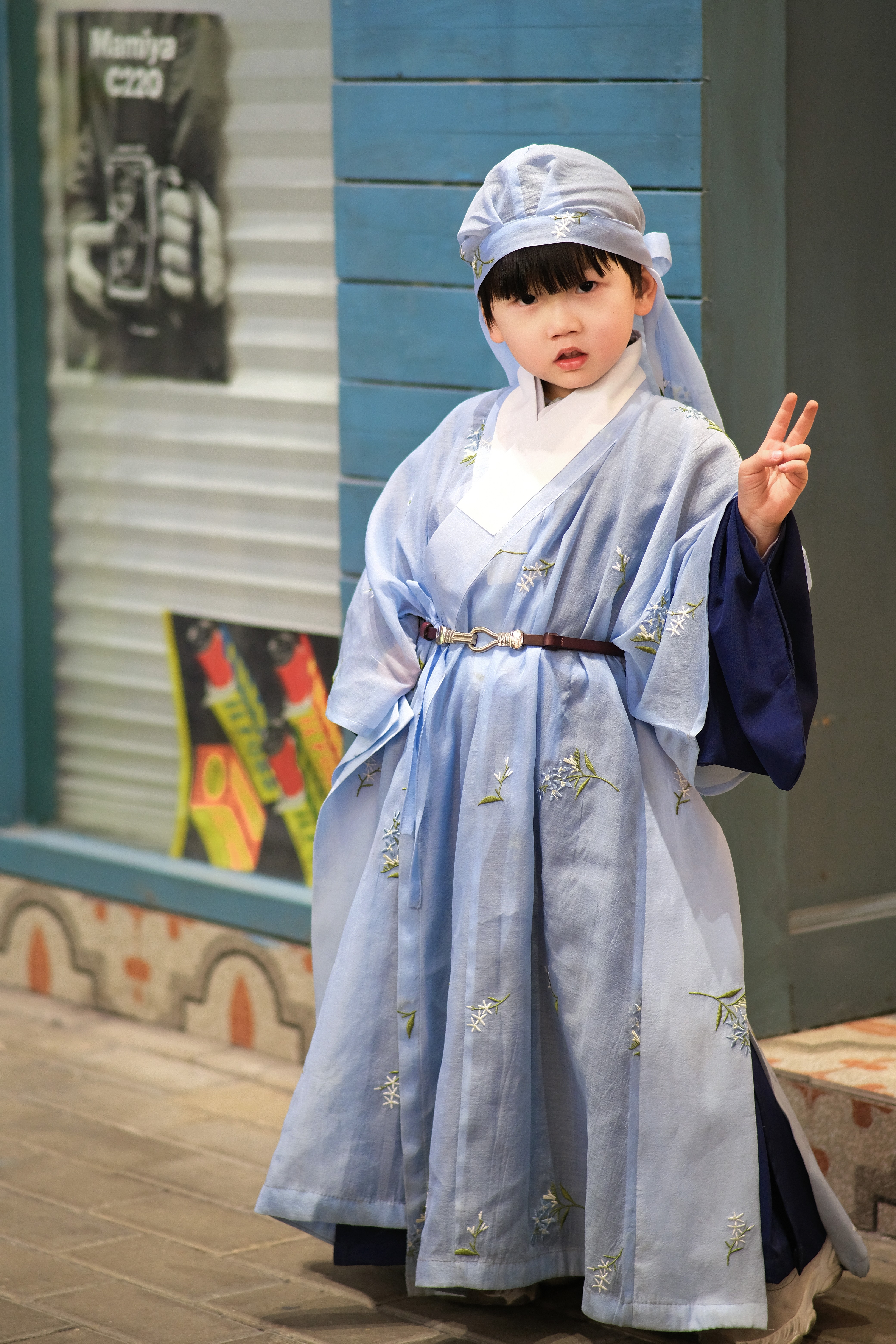 玺儿制作汉服 童装 明制 道袍 褡护  幅巾,女装/女士精品,汉服套装,淘宝优惠券,粉丝福利购,淘宝优惠卷