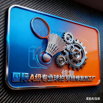 修复羽毛球拍修复全碳素拍框断点中杆嫁接手柄更换整装变色补漆