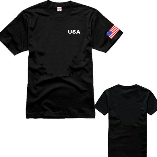 美国国旗USA美军个性短袖衣服