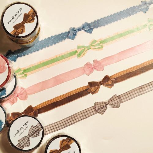 日本mindwave异形蝴蝶结和纸胶带