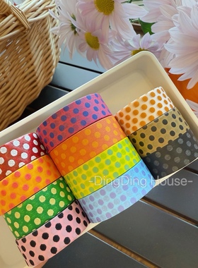 【分装】日本MT波点和纸胶带合集 展会限定绝版植绒手帐装饰素材