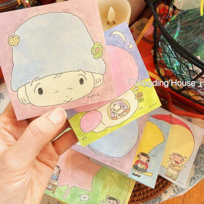 韩国peacefull便签插画风