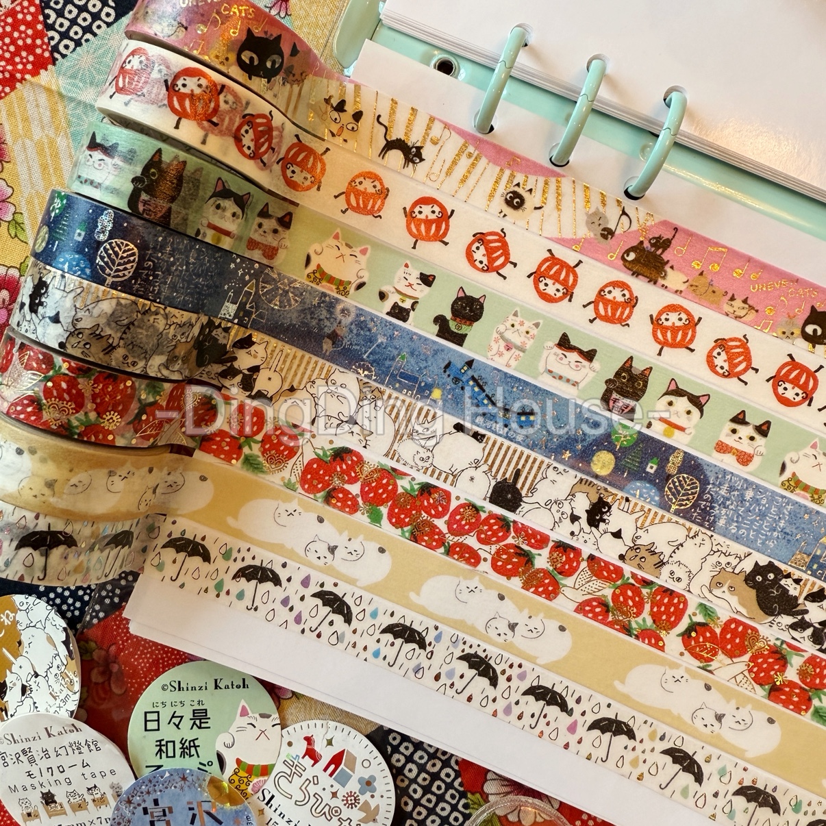 日本shinzikatoh和纸胶带分装