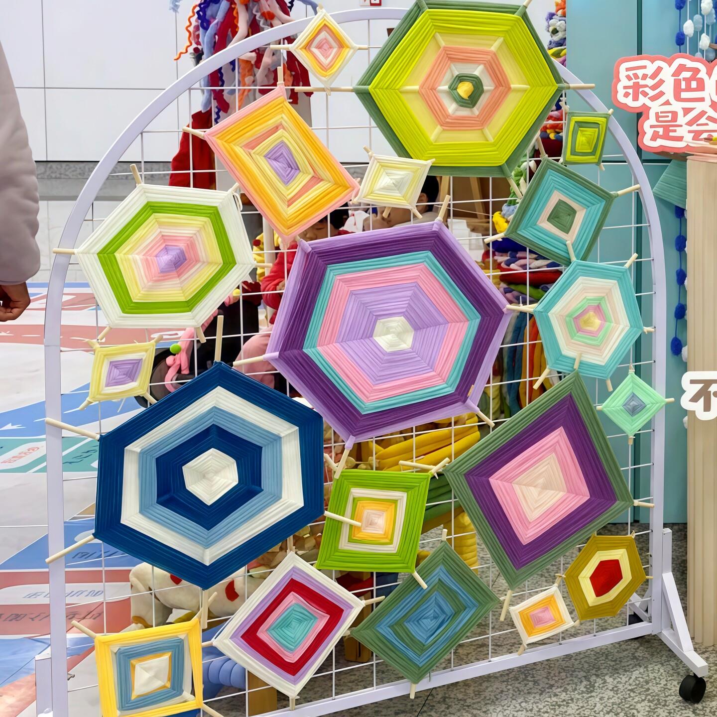 幼儿园编织区曼达拉连接固定器