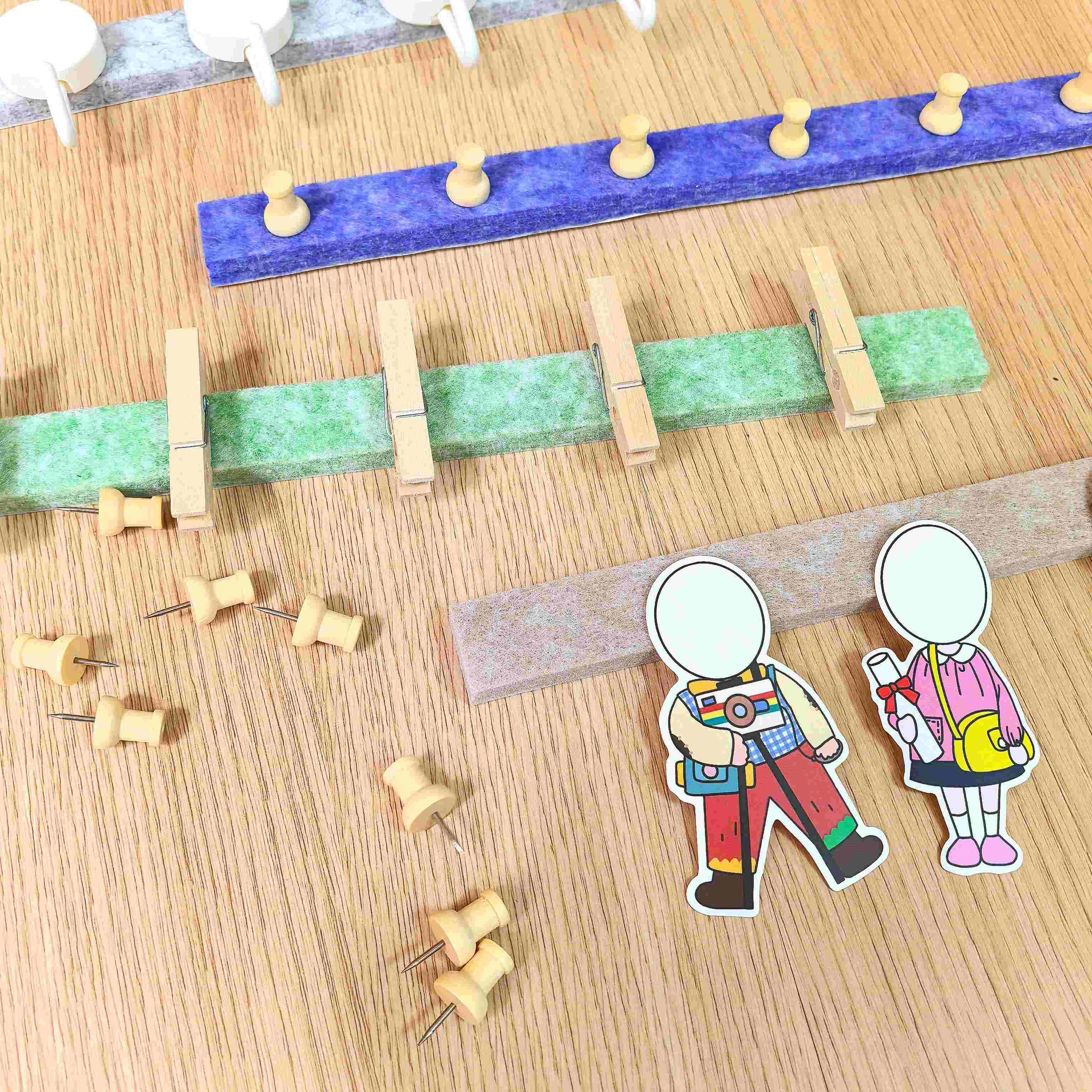 幼儿园手工区diy环创材料墙面