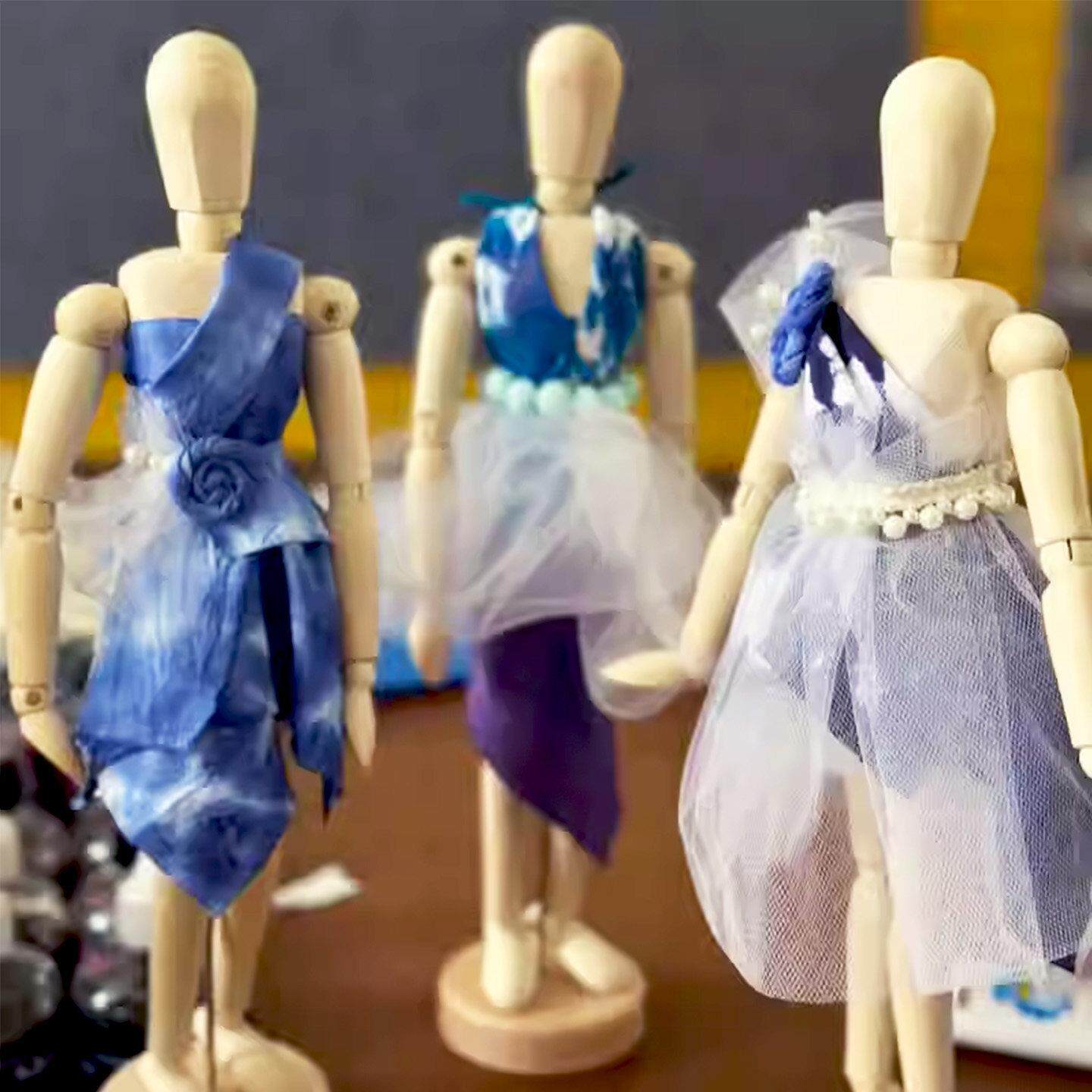 幼儿园服装设计木偶模特diy布艺