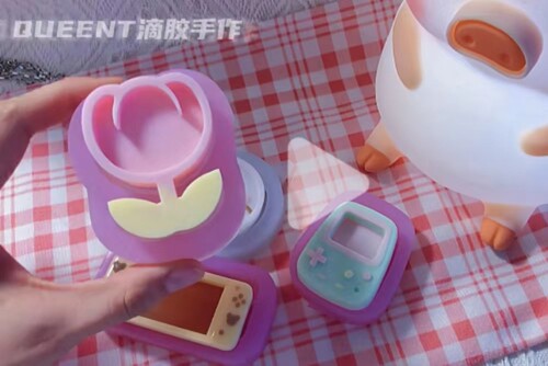 滴胶流沙模具小花花硅胶