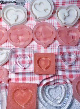 原PO授权 QUEENT滴胶手作 流沙模具 爱心 多款大合集 0218