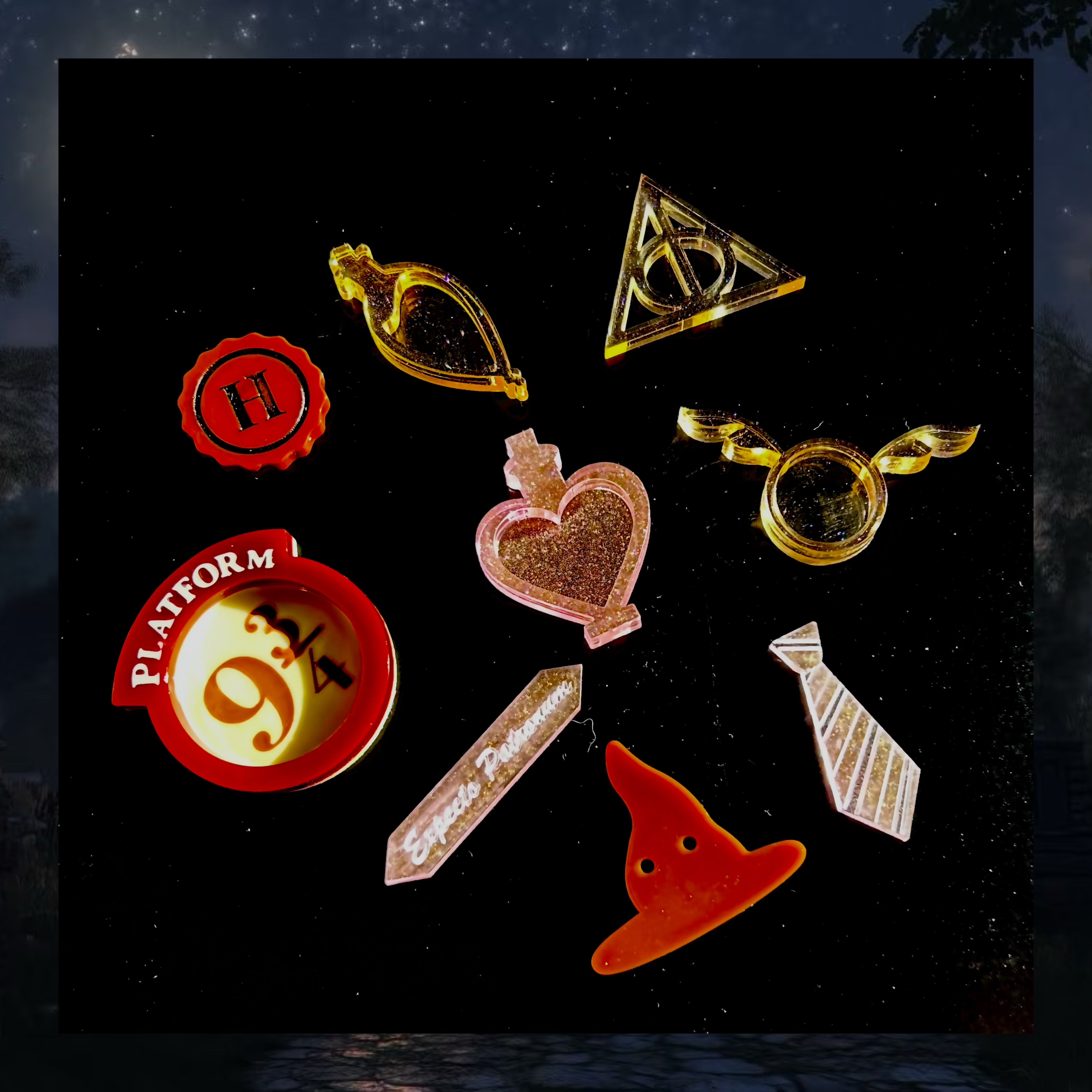 哈利波特系列滴胶流沙模具