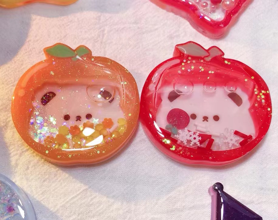 小熊滴胶自制水果模具可爱手作