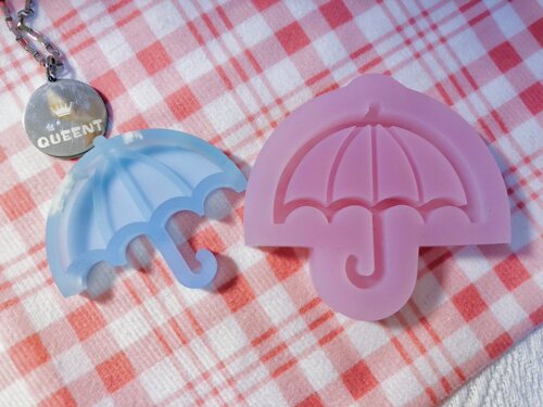 原PO授权 QUEENT滴胶手作 流沙模具 小雨伞 0216