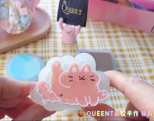 QUEENT独家劈叉小猫捏捏模具