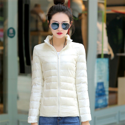 轻薄羽绒服短款立领女外套清仓