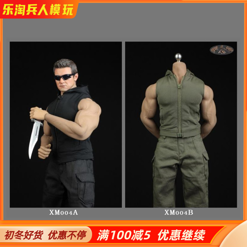 现货型人坊1/6卫衣裤子肌肉素体