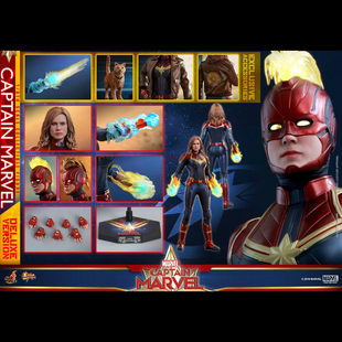 HOTTOYS HT 1/6比例兵人 复仇者联盟4 惊奇队长MMS522豪华版 现货