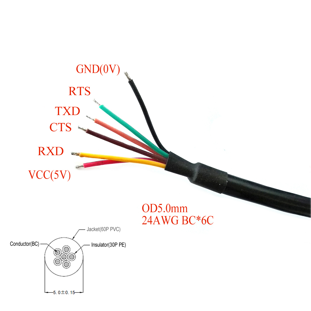 FTDI RS232转USB转RJ45 RJ25 RJ11 RJ12 RJ10 9水晶头订制线q序