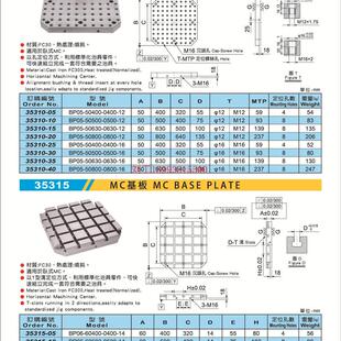 500 台湾米其林精密工具MC基板铣床夹具MC定位主板35310BP05A