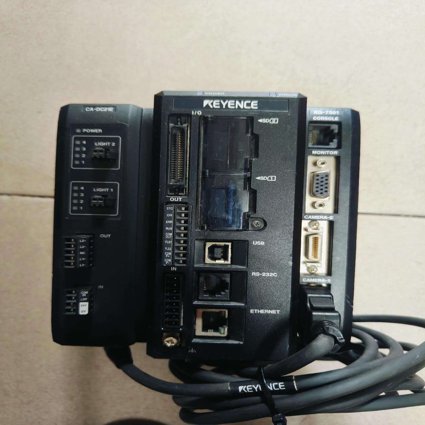 基恩士XG-7501带电源模块CA-DC21E{天意设备}