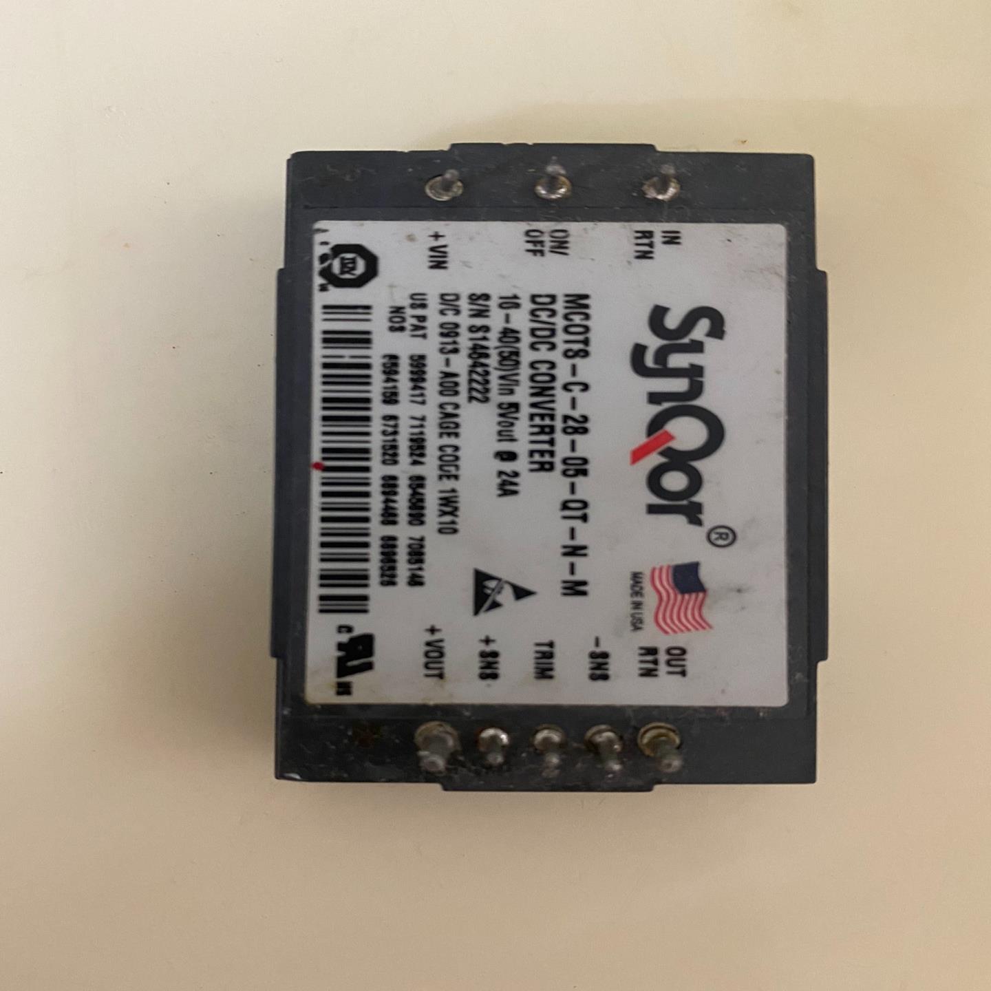 MCOTS-C-28-05-QT-N-M synqor电源模{天意设备}