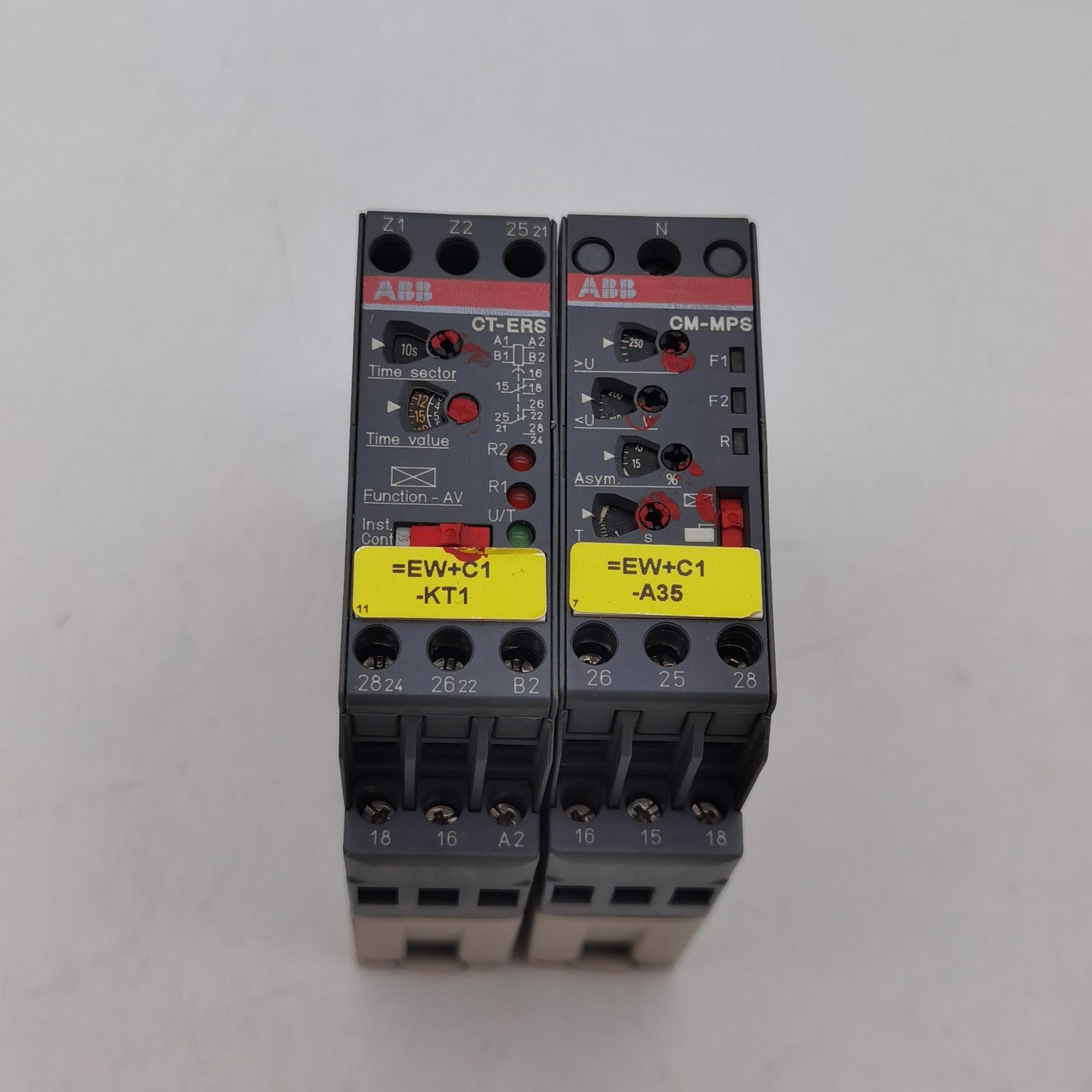 拆机ABB时间继电器 CT-ERS  CM-MPS 功能包好{天意设备}