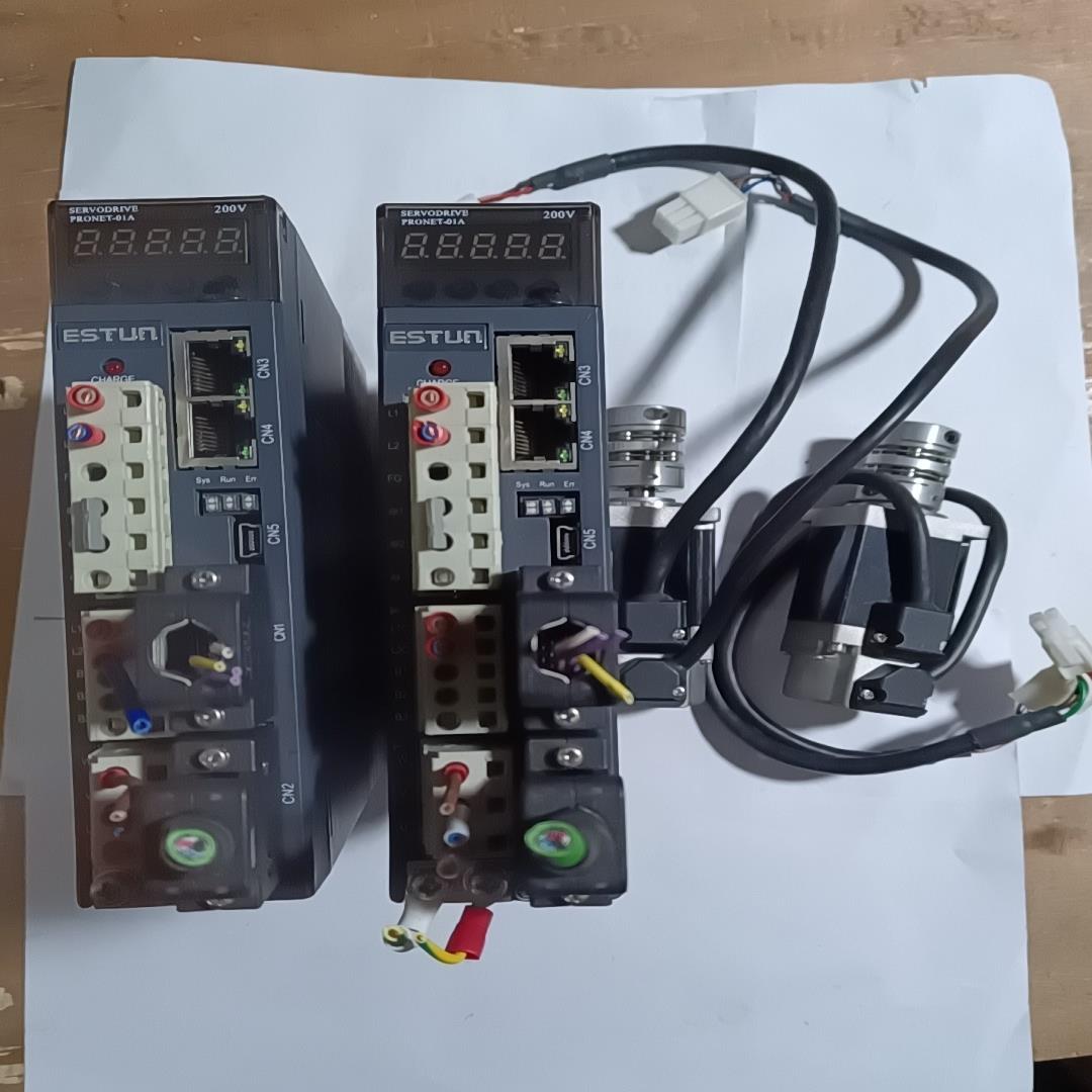 100W埃斯顿伺服电机驱动器套装PRONET-01A{天意设备}