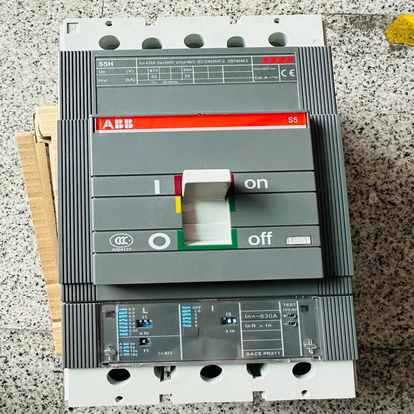 ABB断路器S5H630 PR211-LI R630 F F{天意设备}