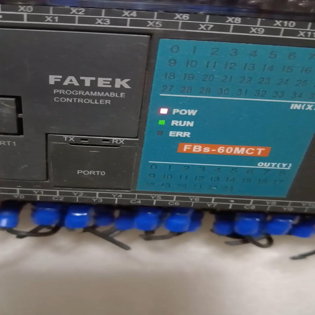 永宏PLCFBS-60MCT-D24电源24Ⅴ成色如图{天意设备}