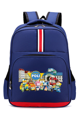 ROBOCAR POLI卡通书包变形警车珀利儿童背包耐磨幼儿园男孩双肩包