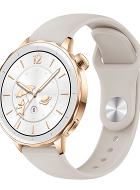 平头通用OPPO Watch小米手表s4硅胶华为41mm三星表带18mm20mm22mm