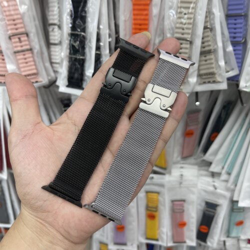 适用iwatchs10金属伞扣Ultra表带