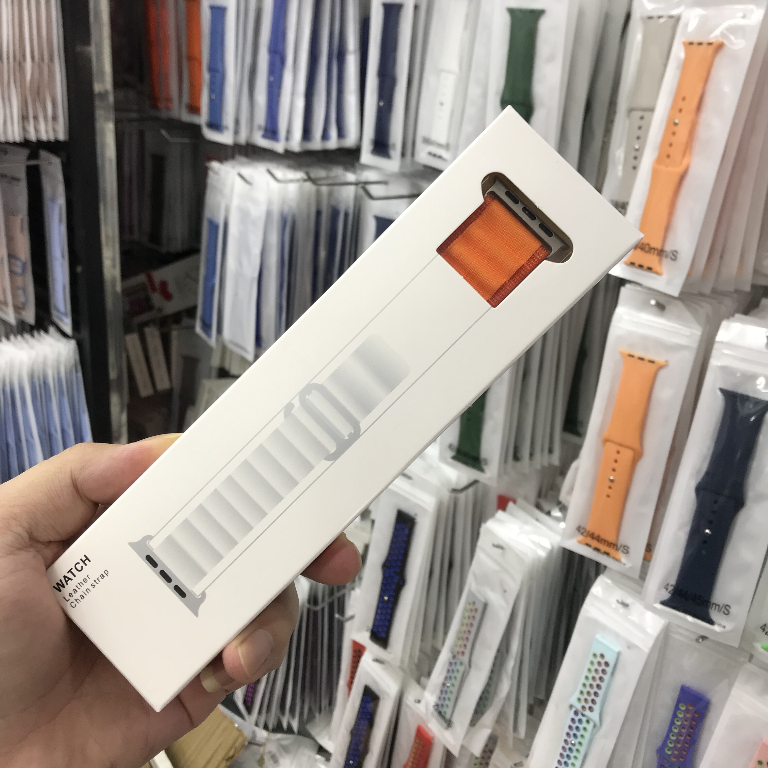 适用s10华强北iwatch9ultra高山回环海洋硅胶苹果s8765代SE手表带