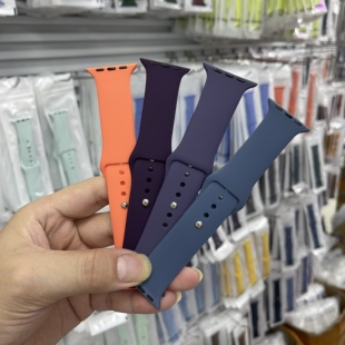 华强北2025新色适用iwatch10手表带HK11promax学生Mini硅胶S9腕带
