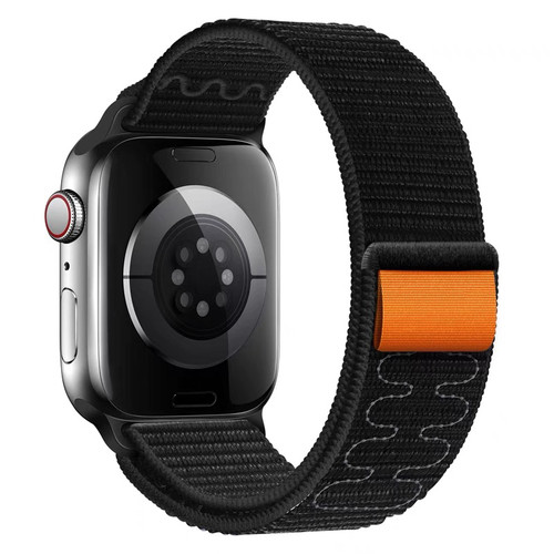 适用华强北手表带苹果s10尼龙魔术贴applewatch9 HK10PRO微穿戴se