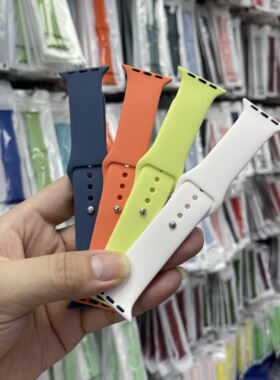 华强北2025新色适用iwatch11表带s10promax学生Mini硅胶9女手腕带