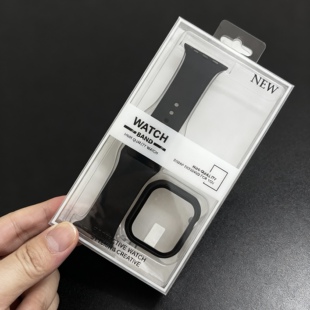 适用ApplewatchS10苹果手表硅胶表带s9/8/7/SE2原装耐用运动腕带