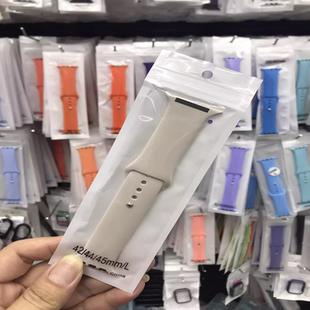 【华强北优选表带】适用iwatch10新色手表带s98765代se硅胶ultra3