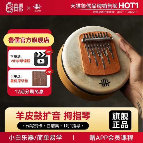 鲁儒扩音专业级拇指琴乐器正品